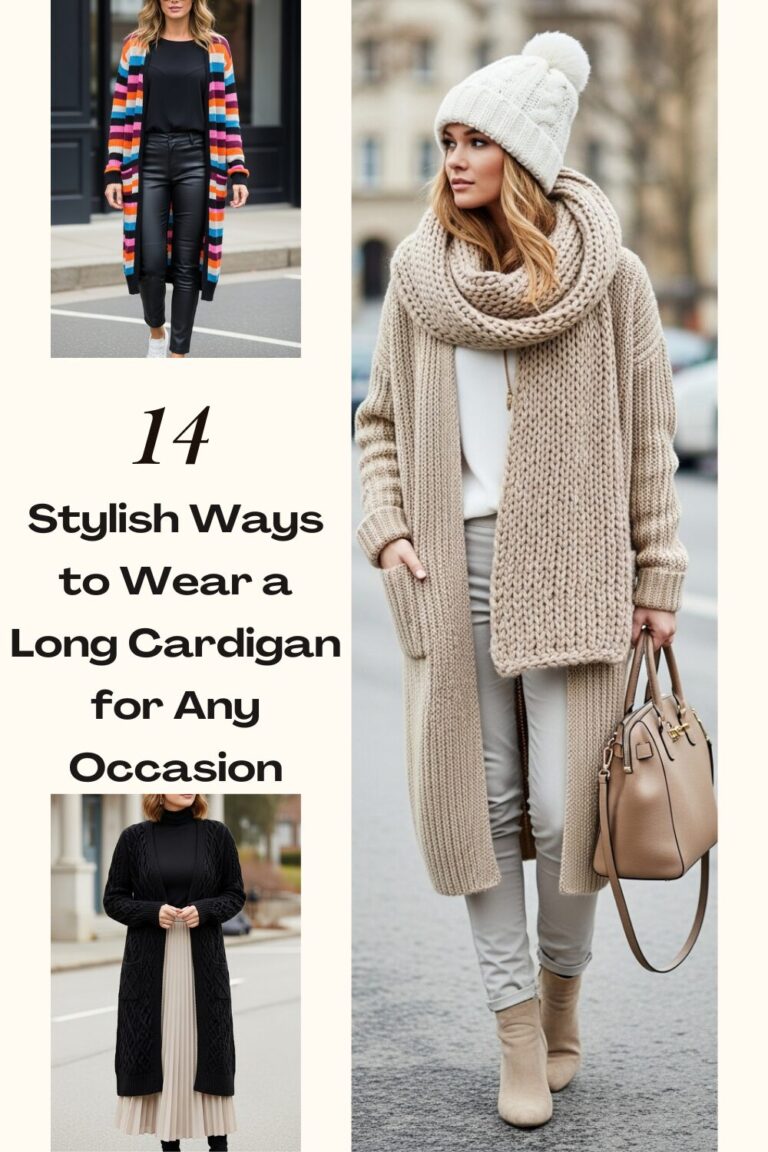14 Stylish Ways to Wear a Long Cardigan for Any Occasion