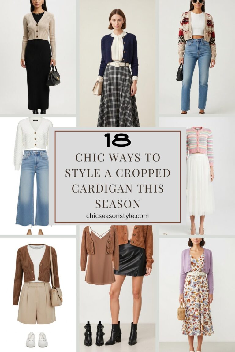 18 Chic Ways to Style a Cropped Cardigan This Season