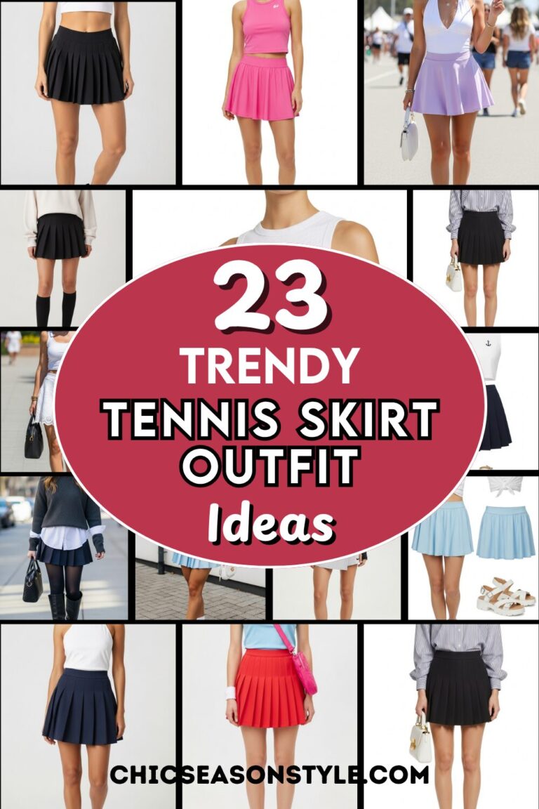 23 Trendy Tennis Skirt Outfit Ideas to Rock This Summer