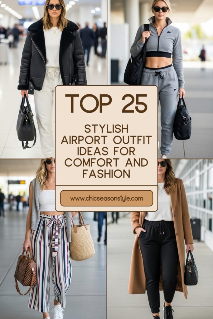 25 Stylish Airport Outfit Ideas for Comfort and Fashion 1 25 Stylish Airport Outfit Ideas for Comfort and Fashion