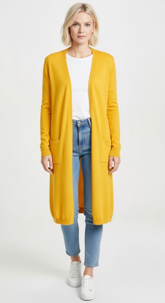 14 Stylish Ways to Wear a Long Cardigan for Any Occasion 15 Add a Pop of Color
