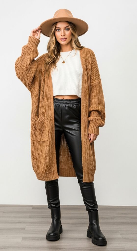 14 Stylish Ways to Wear a Long Cardigan for Any Occasion 14 Boho Chic with Oversized Cardigan
