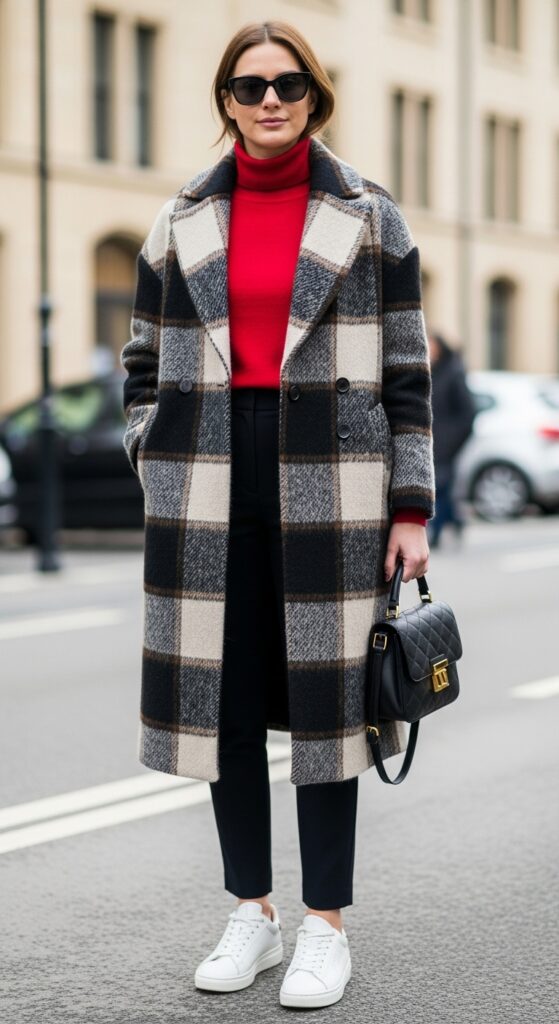 22 Chic Turtleneck Outfits to Elevate Your Style This Season 8 Bold Turtleneck & Statement Coat