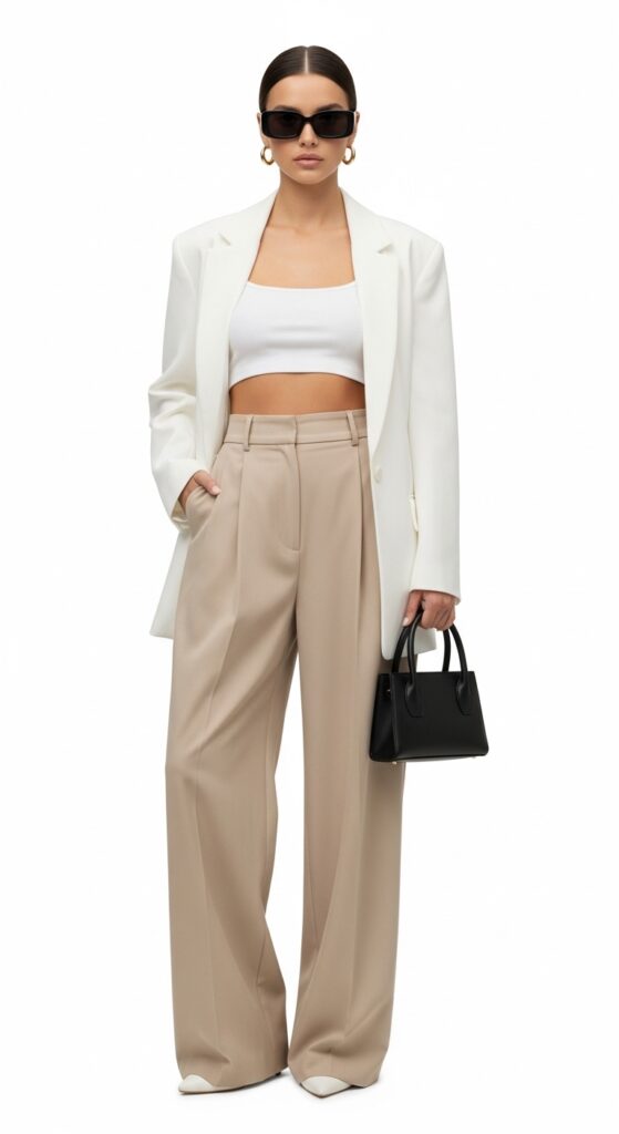 24 Neutral Outfit Ideas That Are Anything but Boring 6 Crisp and Clean Neutrals