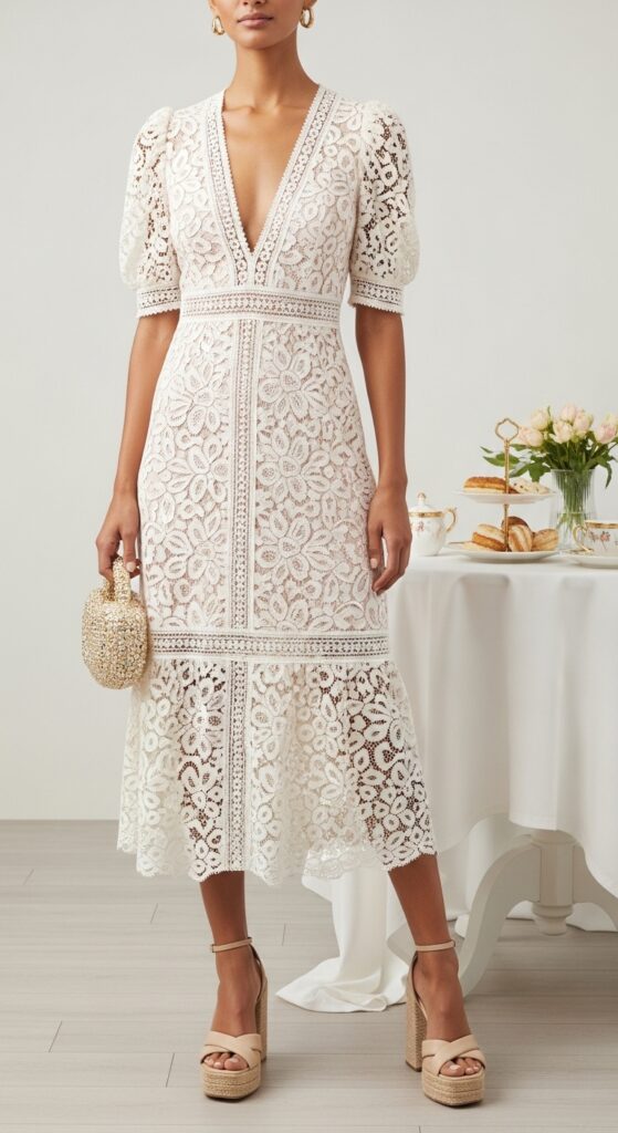 Lace Midi Dress