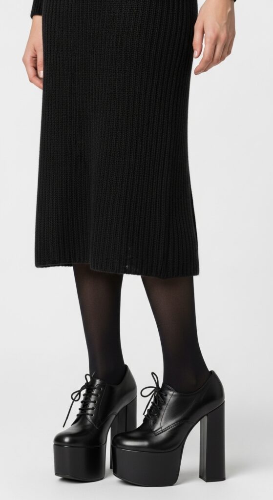 19 Best Shoes That Pair Perfectly with Tights 15 Platform Shoes