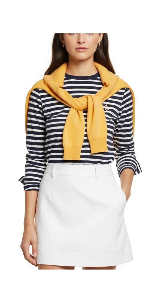 Preppy Cardigan Layered Look