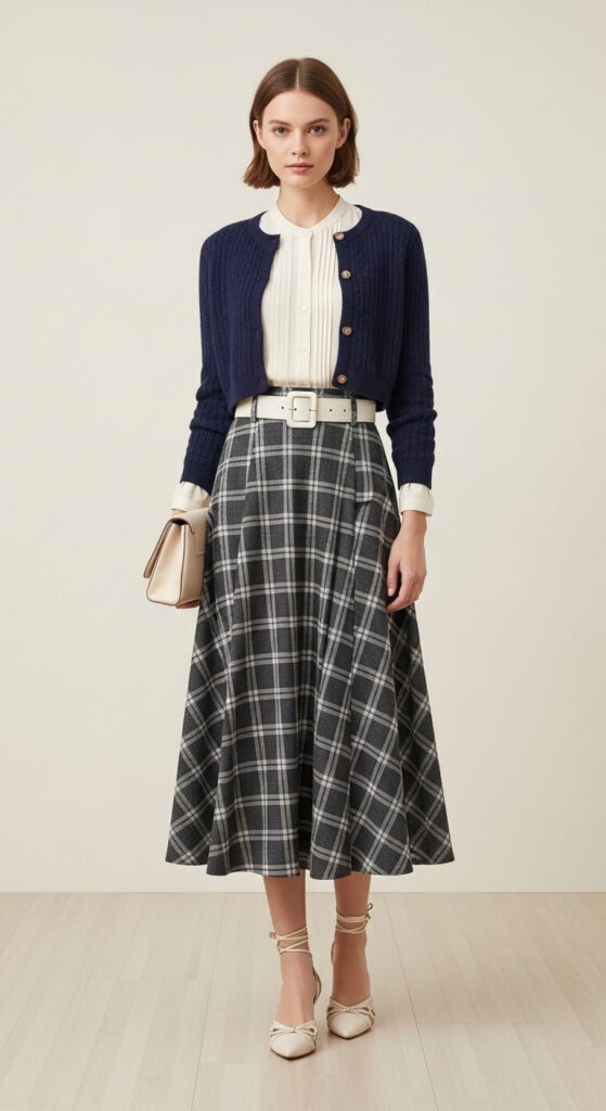 18 Chic Ways to Style a Cropped Cardigan This Season 6 Preppy Chic