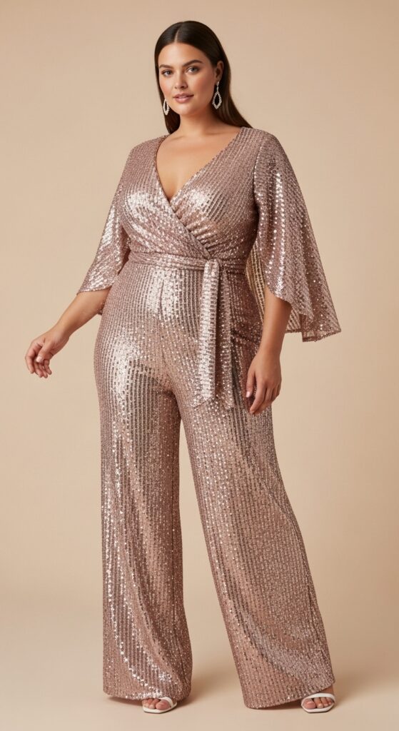 Studio 54 Sparkly Jumpsuit