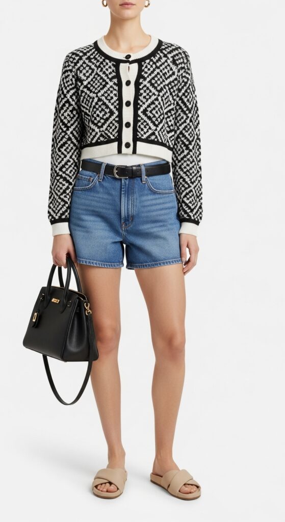 18 Chic Ways to Style a Cropped Cardigan This Season 18 Summer Casual