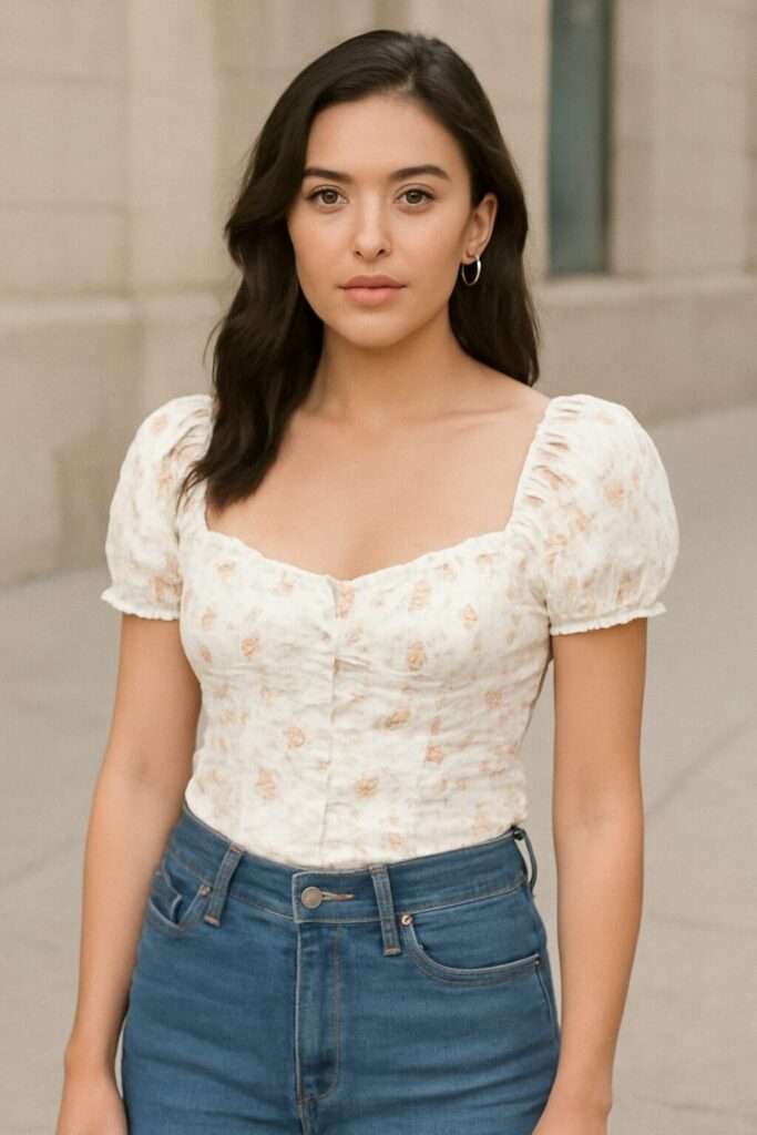 19 Cute & Trendy Summer Tops You’ll Absolutely Love 14 White Floral Corset Top – Romance Meets Trend