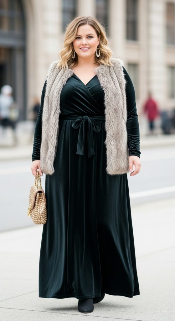 Winter Maxi Dress Magic