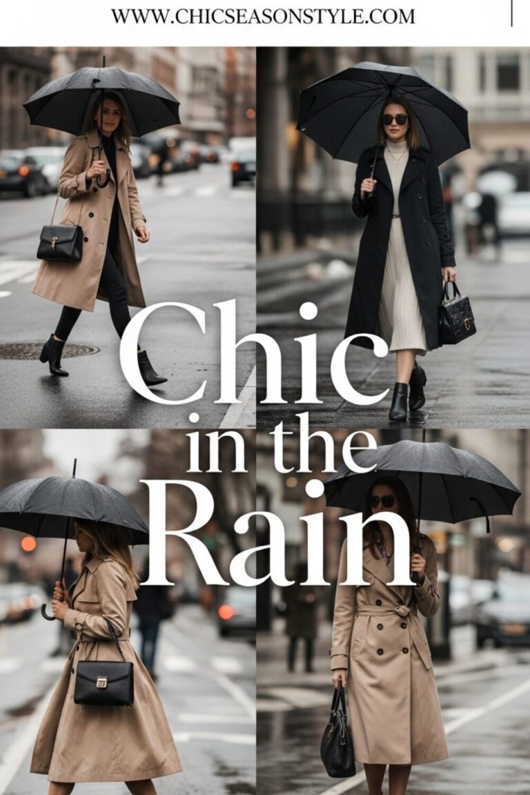 12 Chic Rainy Day Outfits That Keep You Dry