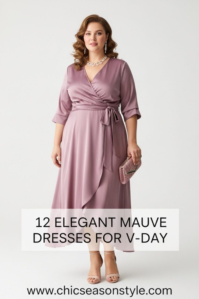 12 Elegant Mauve Dress Ideas for Valentine’s Day