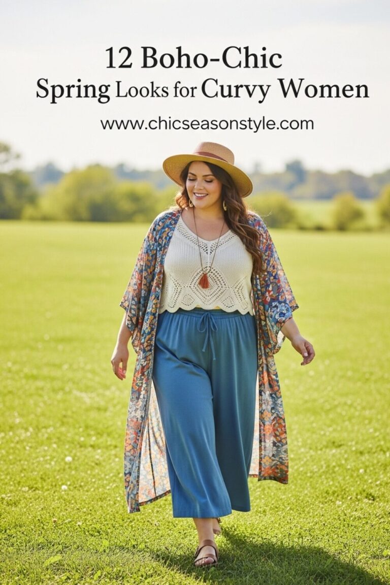 12 Hippie-Inspired Spring Outfits for Plus Size Women