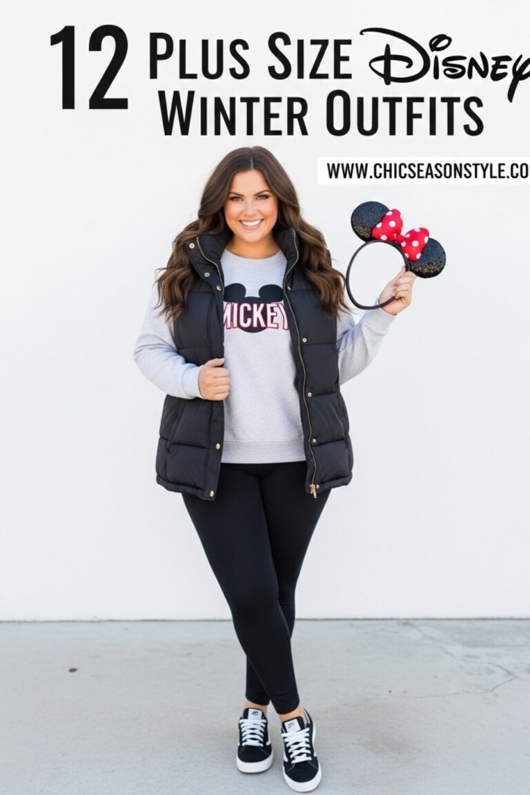 12 Plus Size Disney Outfits Perfect for Winter Park Days