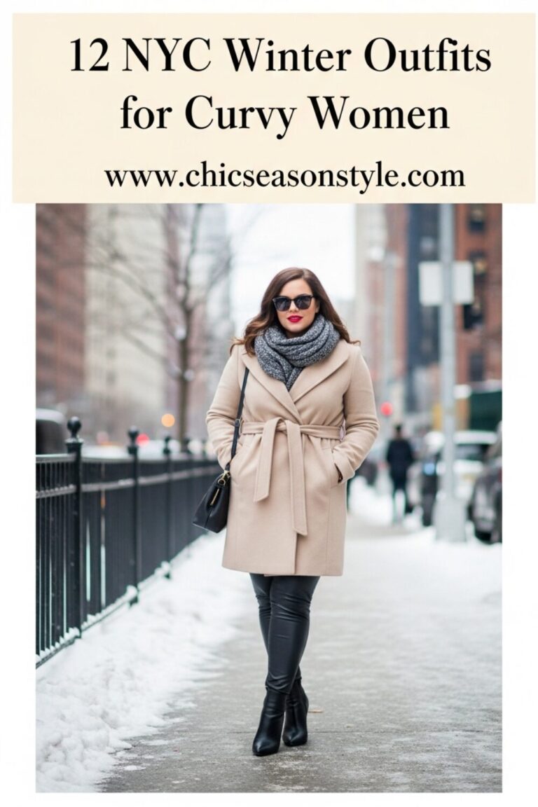 12 Plus Size New York Winter Outfits That Own the City Streets