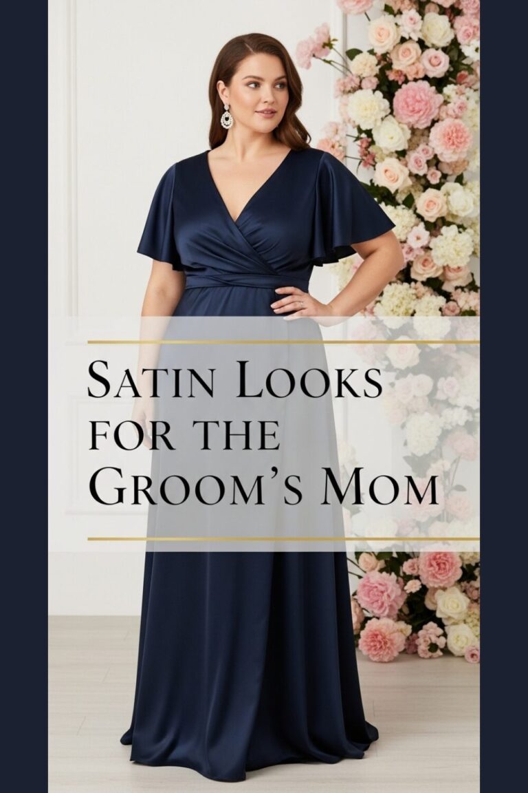 12 Plus Size Satin Mother of the Groom Dresses That Wow