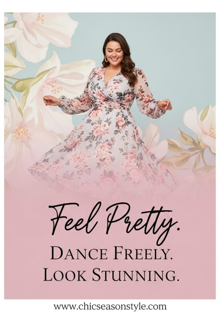 12 Plus Size Spring Wedding Guest Dresses That Flow Beautifully