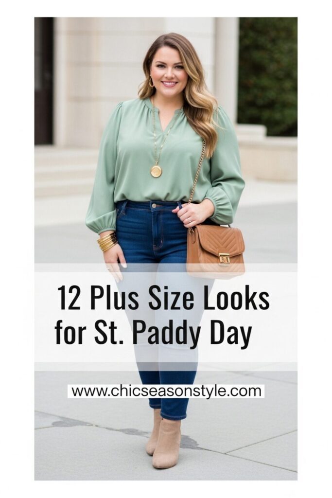 12 Chic Plus-Size St. Patrick’s Day Outfits You’ll Love 1 12 Plus Size St. Patrick’s Day Outfits That Aren’t Over-the-Top Green