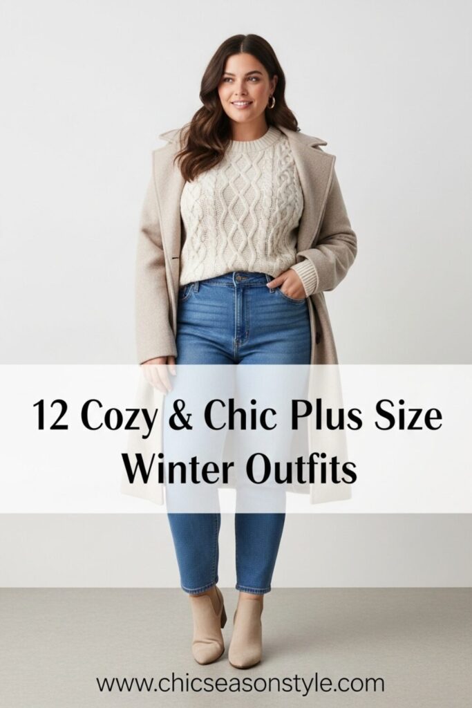 12 Plus Size Winter Outfits That Are Cozy and Chic