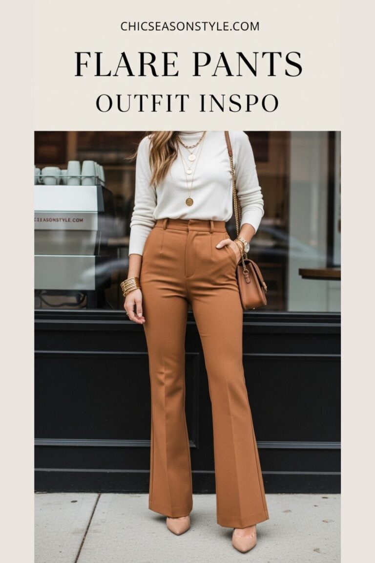 15 Flare Pants Outfit Ideas That Are Total Game-Changers