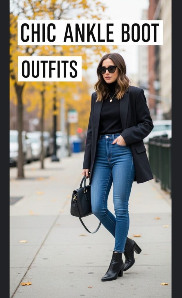 16 Chic Ankle Boots Outfits for Fall