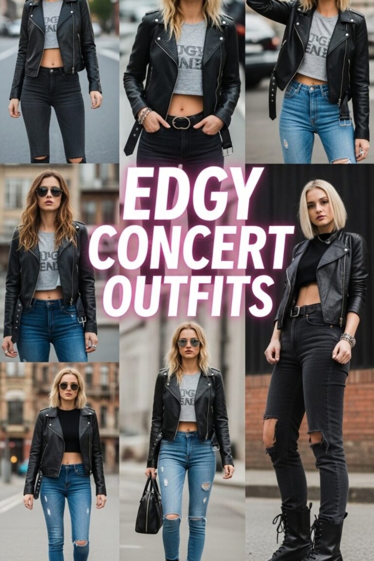 16 Edgy Rock Concert Outfits to Copy Now