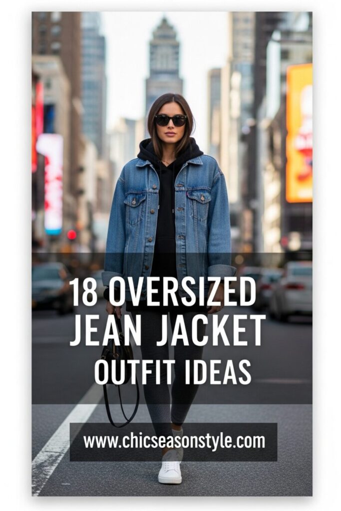 18 Chic and Fresh Jean Jacket Outfits to Elevate Your Wardrobe 1 18 Oversized Jean Jacket Outfits That Are Effortlessly Cool
