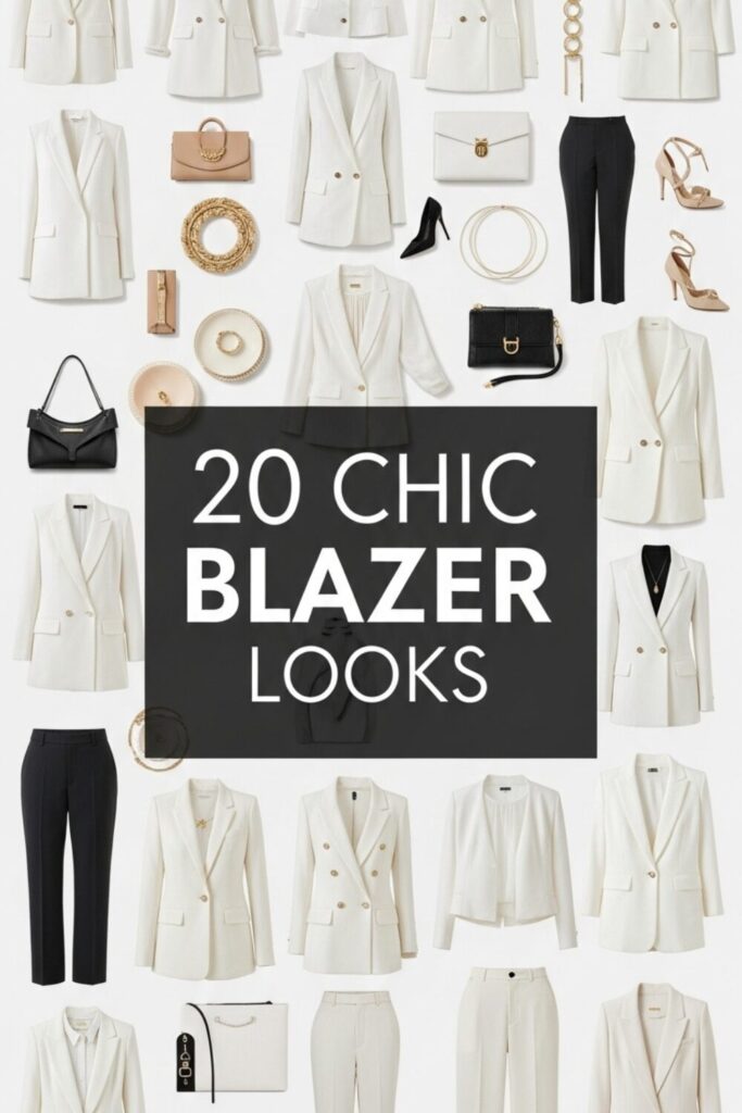 20 Chic White Blazer Outfits to Elevate Your Style 1 20 Chic White Blazer Outfits to Upgrade Your Style