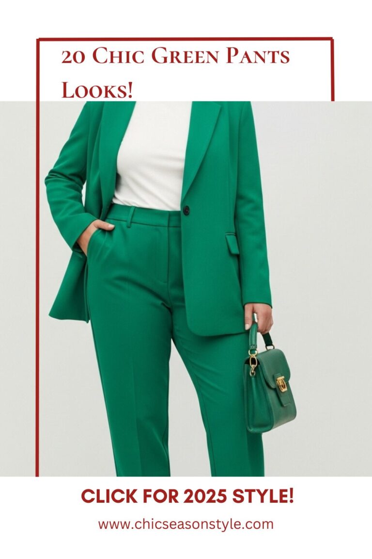 20 Green Pants Outfits to Elevate Your Style