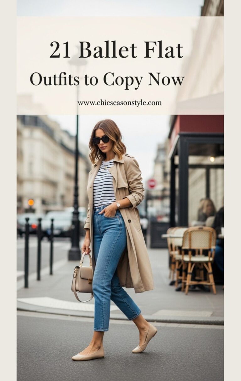 21 Chic Ballet Flat Outfits You’ll Love