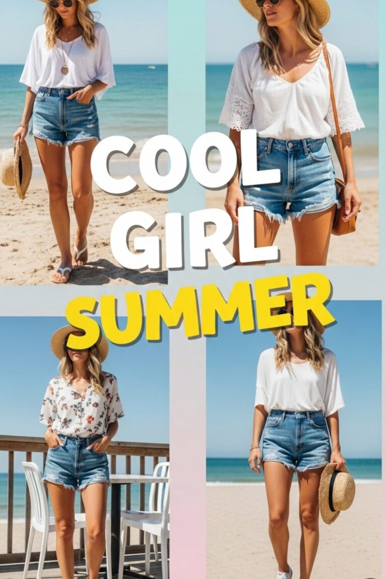 21 Cute Denim Shorts Outfits for 2025 Summer