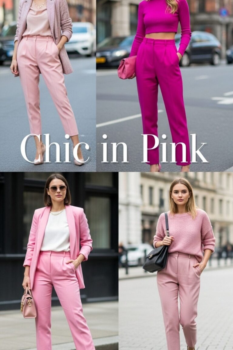 25 Pink Pants Outfits That Are Total Showstoppers