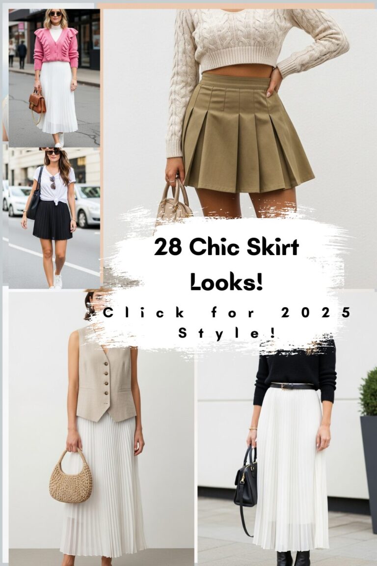 28 Pleated Skirt Outfits to Nail Effortless Chic