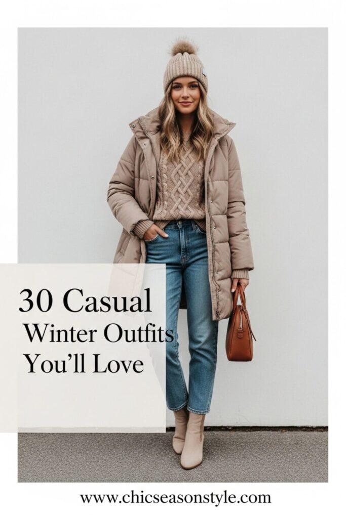 30 Stylish Winter Outfits for Women That Keep You Warm and Fashion-Forward 1 30 Casual Winter Outfits for Women You’ll Want to Wear Daily