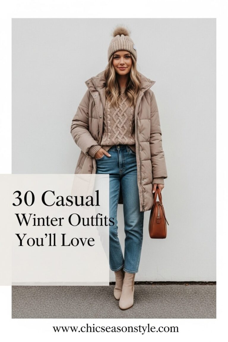 30 Casual Winter Outfits for Women You’ll Want to Wear Daily