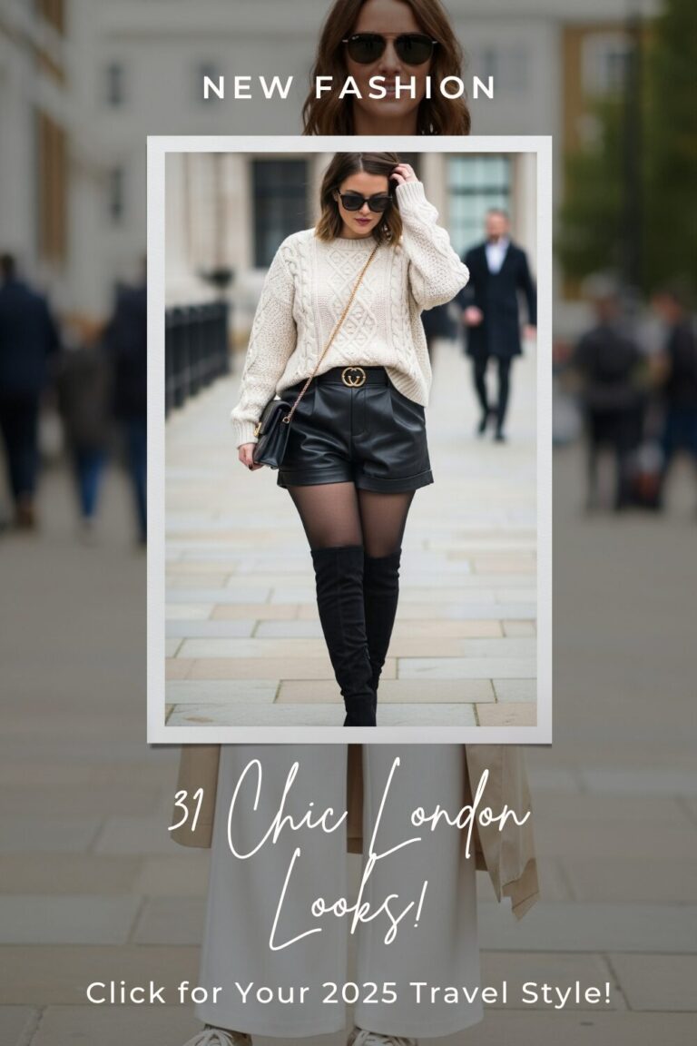 31 Chic London Outfits for U.S. Women in 2025