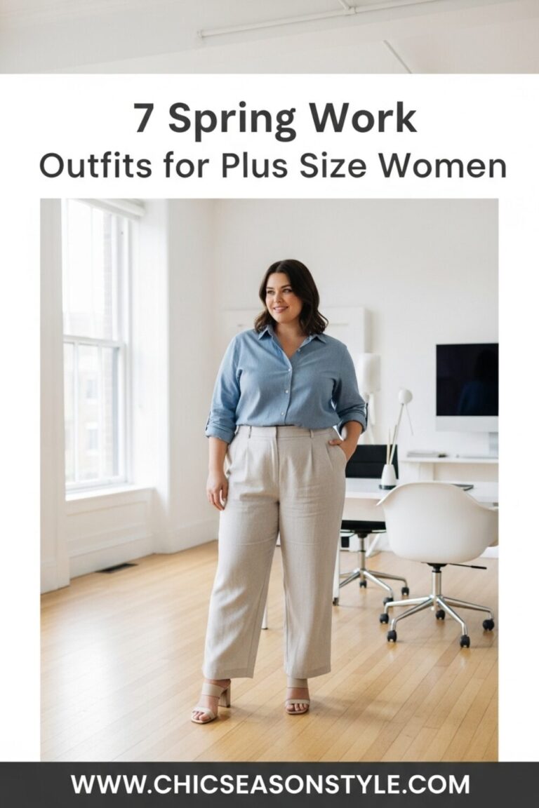 7 Plus Size Business Casual Outfits with Linen You’ll Love