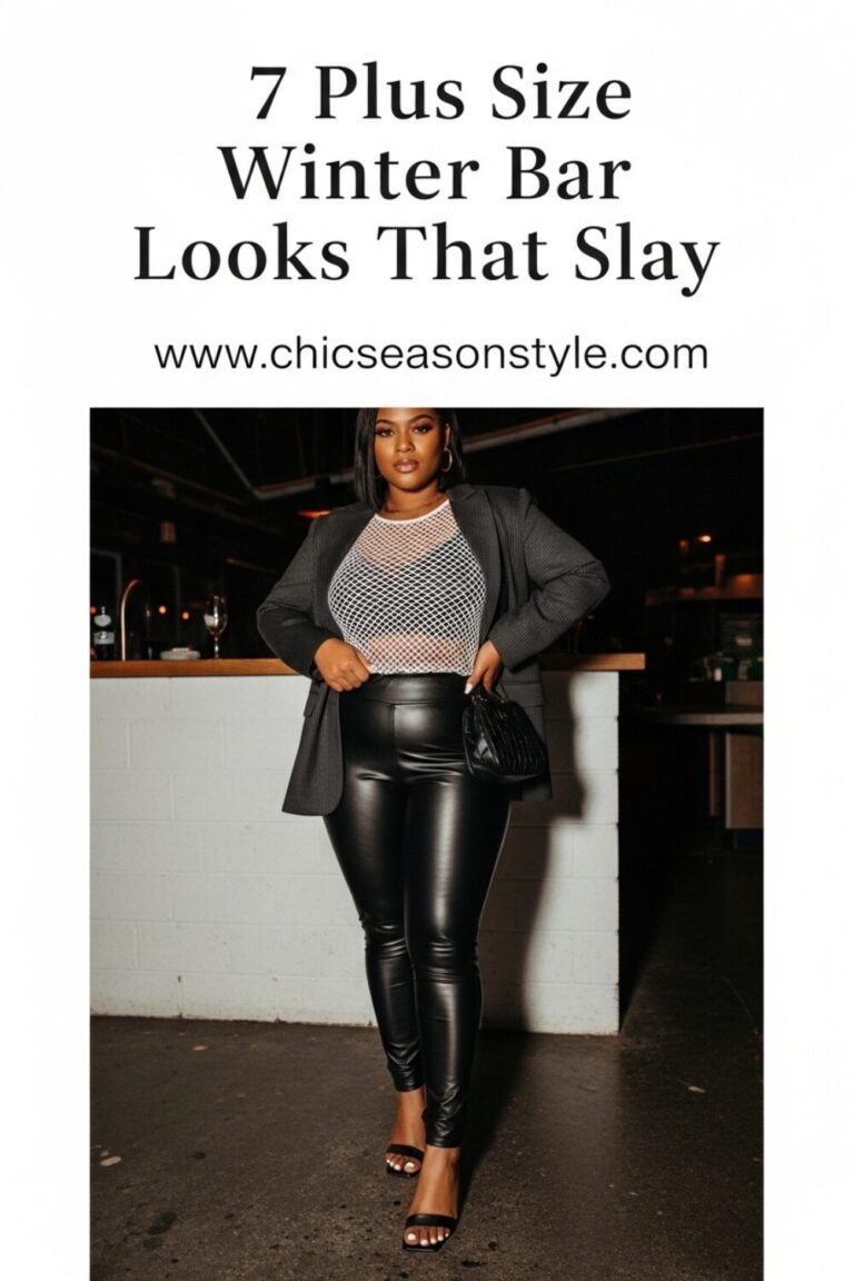 7 Plus Size Winter Bar Outfits That Bring the Heat