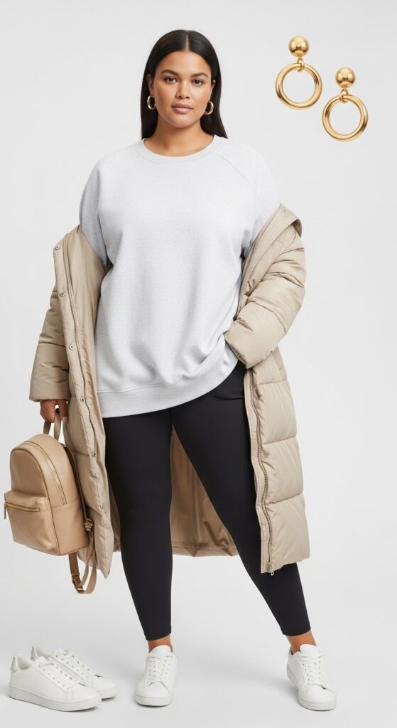 24 Plus Size Casual Winter Fashion Outfits That Celebrate Your Curves 26 Athleisure Attitude