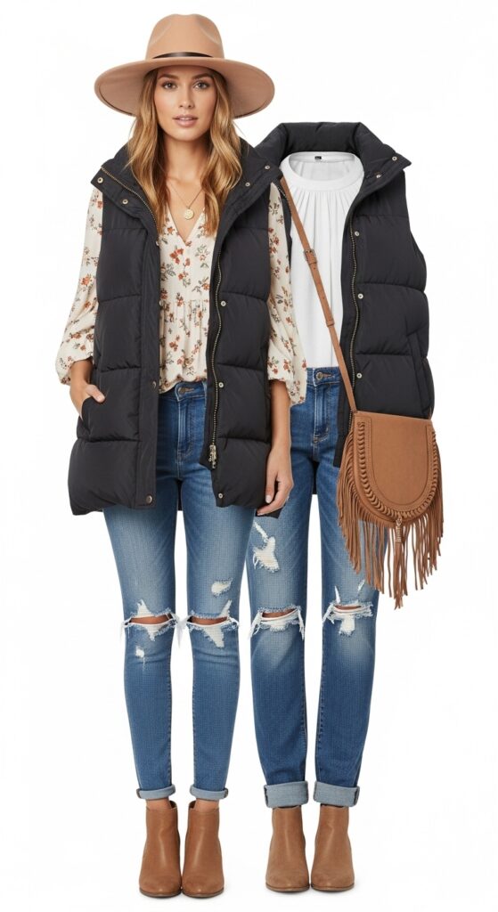 23 Chic Puffer Vest Outfits You’ll Want to Wear This Season 14 Boho-Inspired Charm