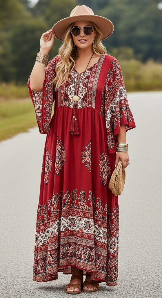 Boho-Inspired Maxi Dress