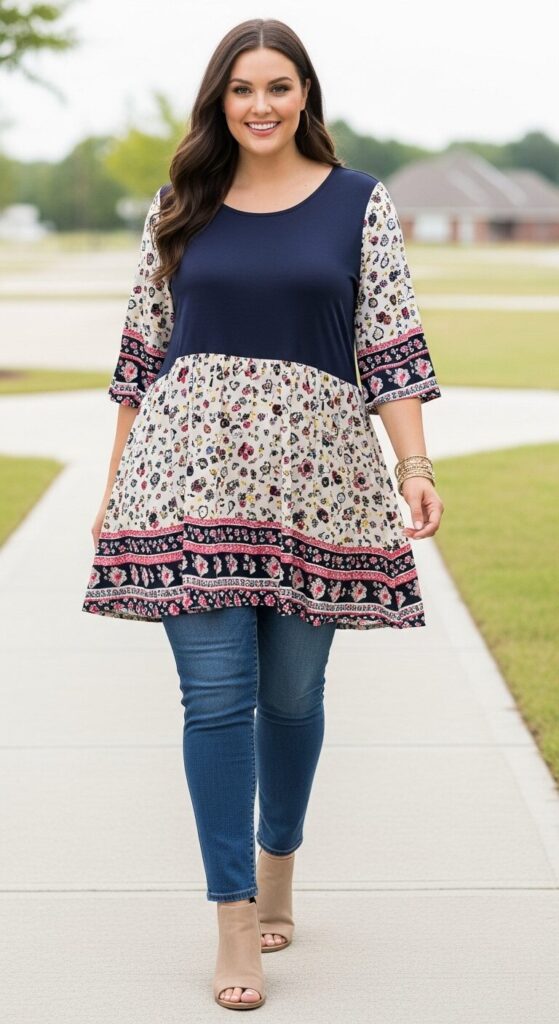 Breezy Tunic & Skinny Jeans
