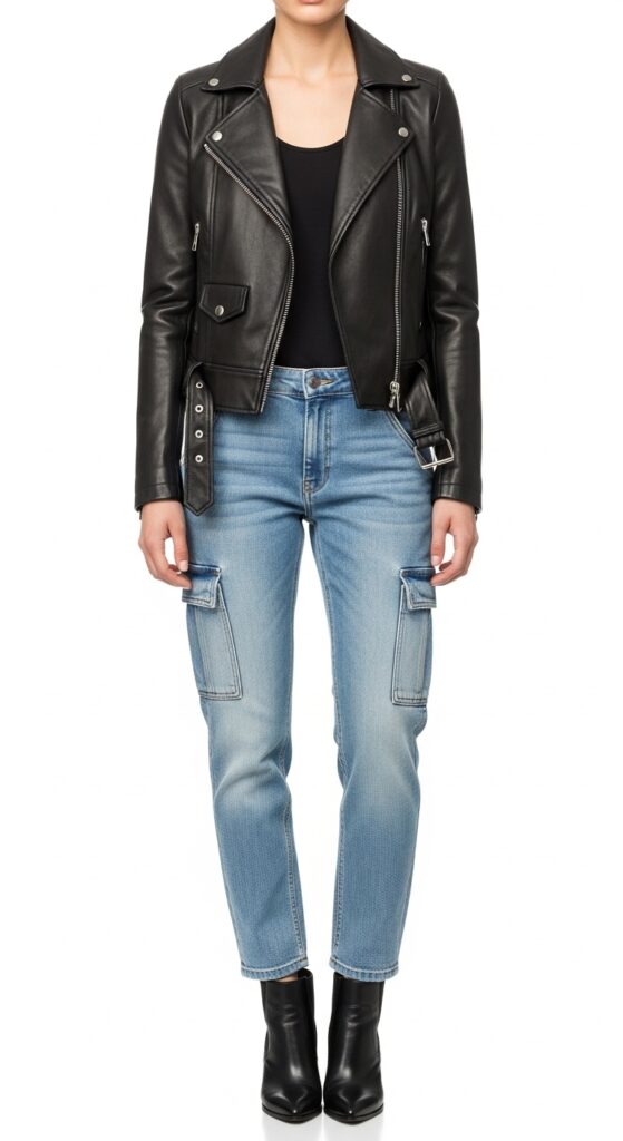 17 Stylish Leather Jacket Outfits That Will Turn Heads 5 Casual Cool