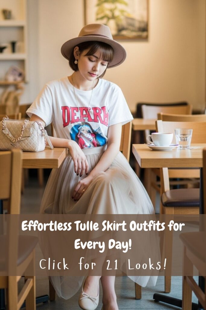 21 Stunning Tulle Skirt Outfit Ideas for U.S. Women in 2025 1 Casual Tulle Skirt Vibes