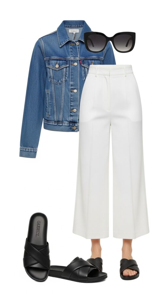 23 Spring Outfits for 2025 That Will Refresh Your Wardrobe 20 Double Denim with a Twist