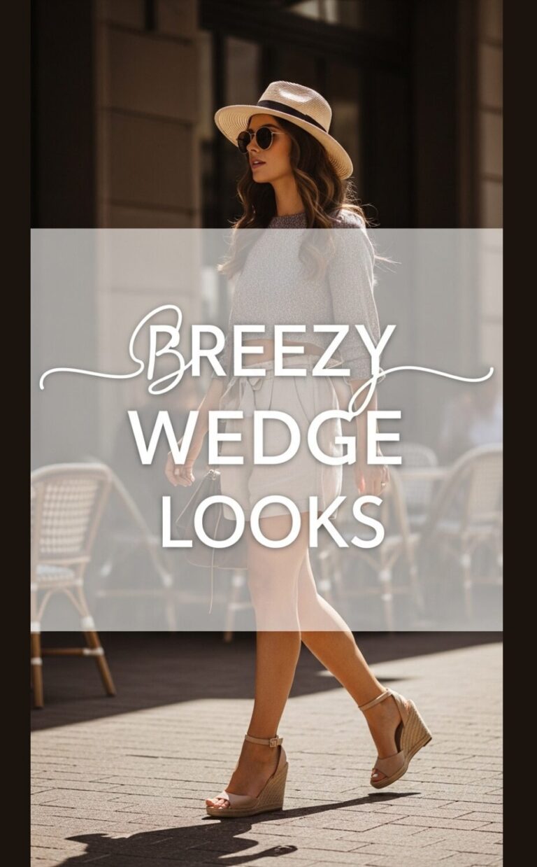 Effortless Wedge Sandals Outfit Ideas for Summer