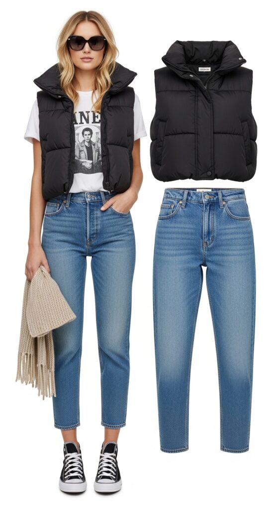 23 Chic Puffer Vest Outfits You’ll Want to Wear This Season 15 Effortlessly Cool