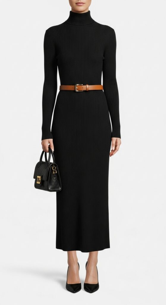 23 Spring Outfits for 2025 That Will Refresh Your Wardrobe 3 Elegant Ribbed Maxi Dress